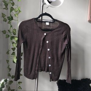 Diane vonFURSTENBERG brown cardigan